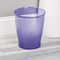mDesign Slim Plastic Small Round Trash Can Wastebasket Garbage Bin